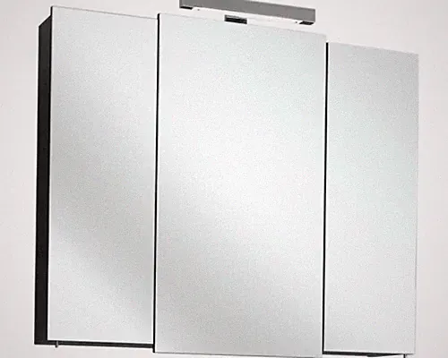 pelipal Spiegelschrank Quickset 311 68 x 20 x 73 cm anthrazit 3-türig IP 44