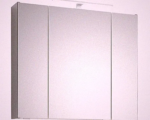 pelipal Spiegelschrank Quickset 357 80 x 16 x 70 cm grau 3-türig IP 44