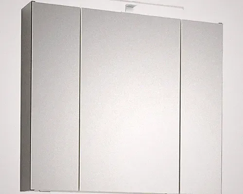 pelipal Spiegelschrank Quickset 357 80 x 16 x 70 cm grau 3-türig IP 44