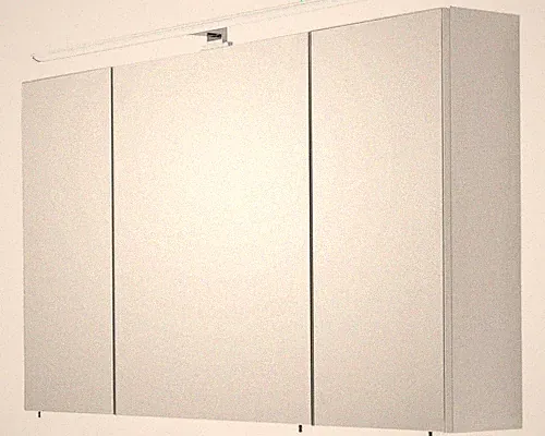 pelipal Spiegelschrank Quickset 360 110 x 20 x 70 cm weiß 3-türig IP 44
