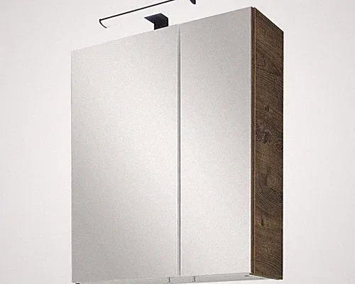 pelipal Spiegelschrank Quickset 374 60 x 20 x 70 cm eiche 2-türig IP 44