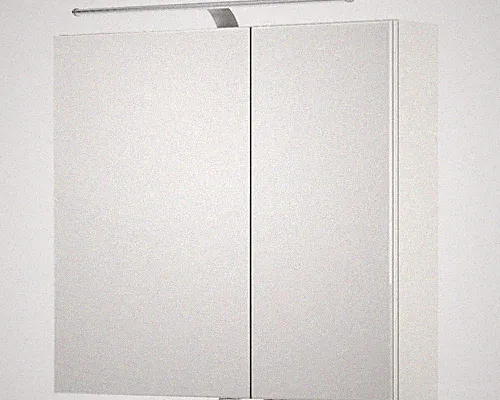 pelipal Spiegelschrank Serie 6005 Sprint 75 x 17 x 70,3 cm weiß 2-türig LED IP 2