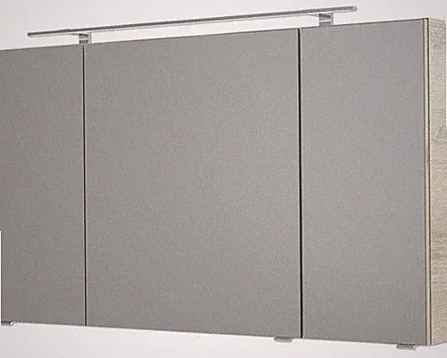 pelipal Spiegelschrank Xpressline 4035 120 x 14,5 x 70,3 cm eiche riviera 3-türi
