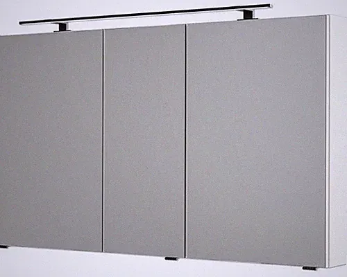 pelipal Spiegelschrank Xpressline 4035 120 x 14,5 x 70,3 cm kaschmir 3-türig LED
