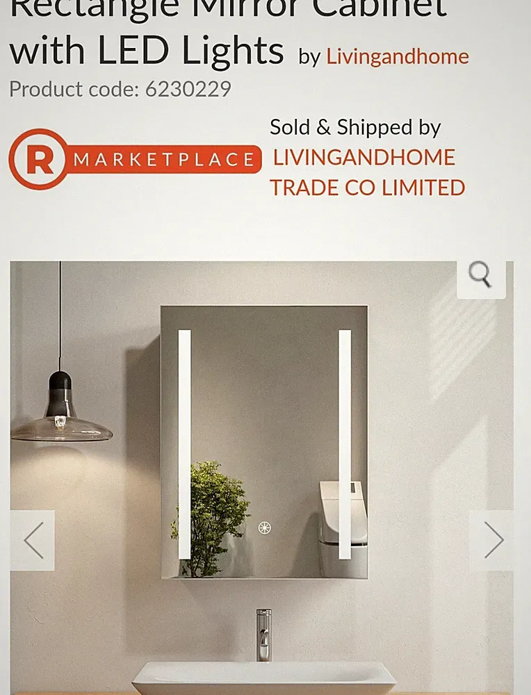 RANGE LED Bad Spiegelschrank