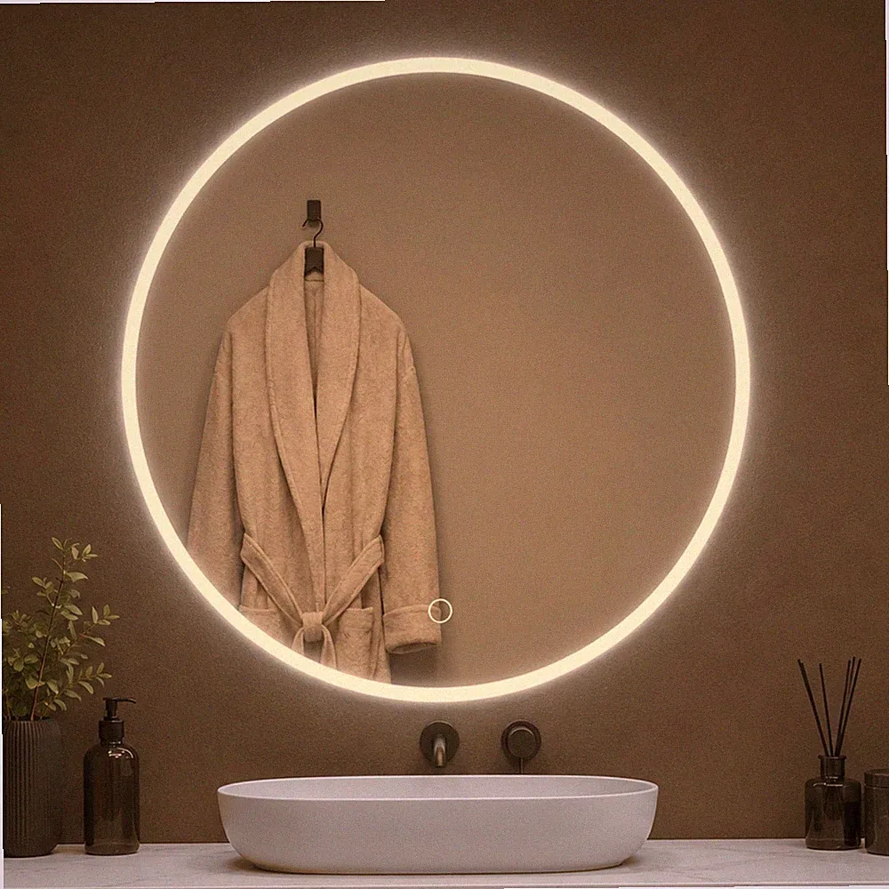 Runder LED Spiegel mit Touch Elegant für das Badezimmer Dimmbar Wand