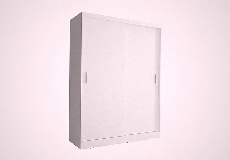 Schiebeschrank WIKI Kleiderschrank Schiebetürenschrank 130 cm / 150 cm 3 Farben
