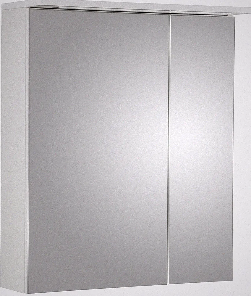 Schildmeyer SPS 6000.1 Profil Badezimmer Spiegelschrank Badspiegel 2-türig Weiß