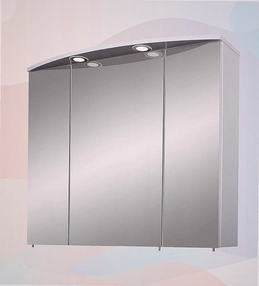 Schildmeyer Verona Spiegelschrank Bad 80 cm LED Spiegel Badezimmerschrank 201553