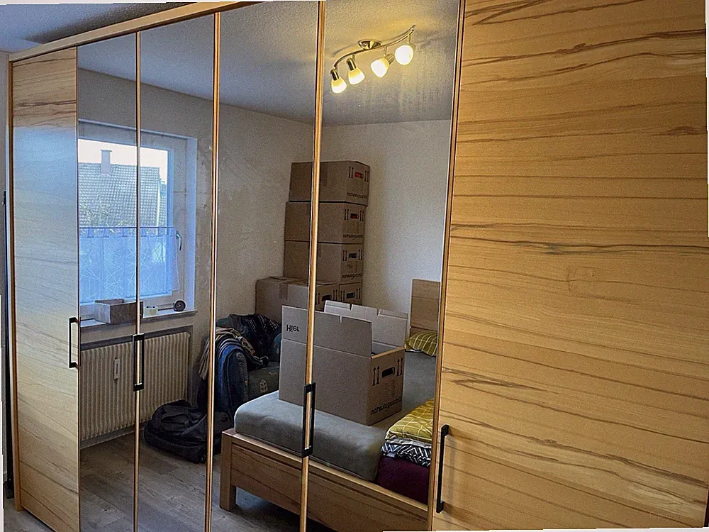 Buchenholz Spiegelschrank