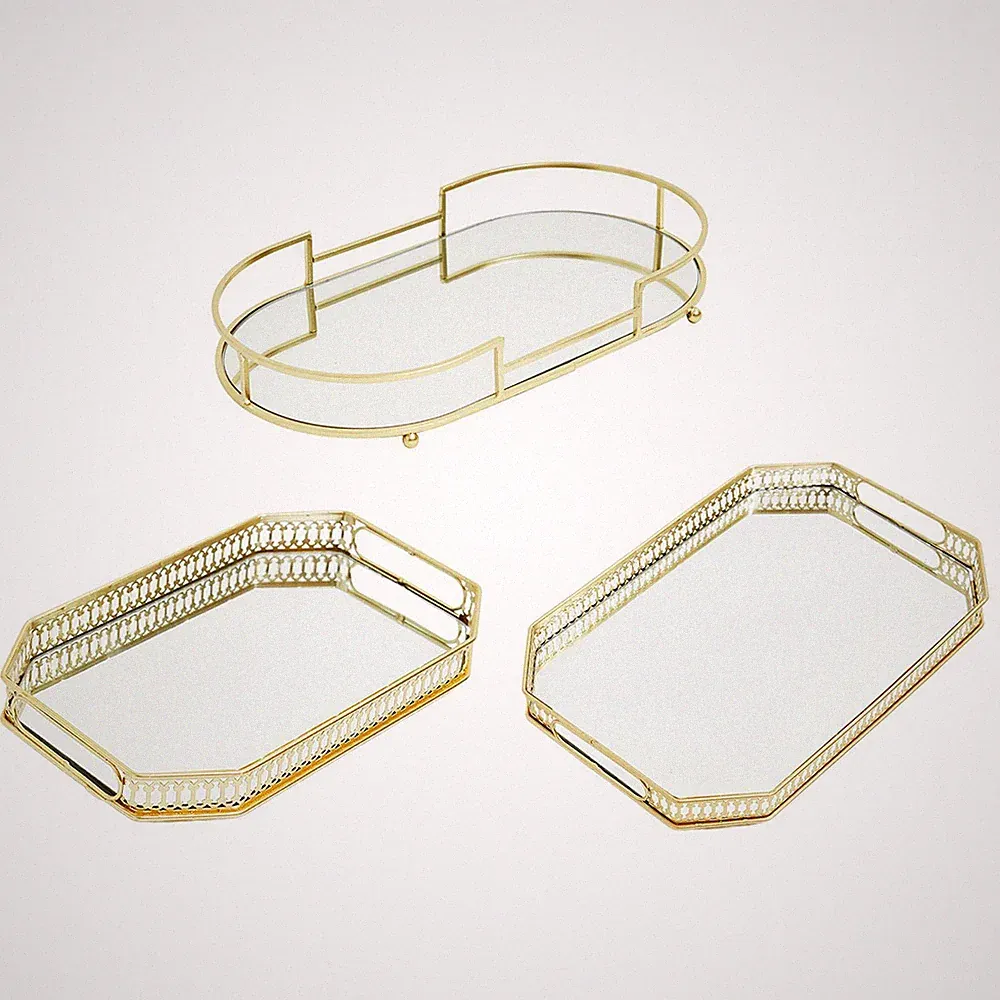Schmink Organizer Tablett Kosmetik Parfümflasche für