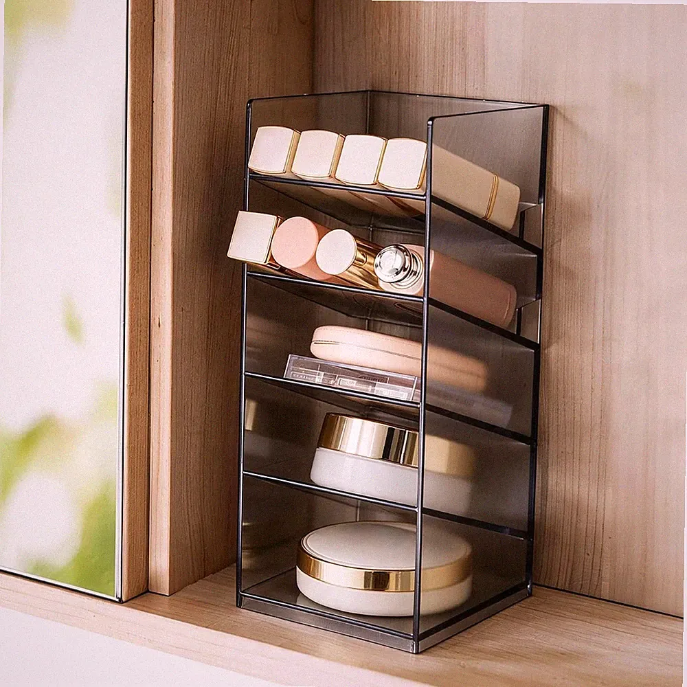 Schminktisch Organizer, Spiegelschrank Organizer Innen, 5 Fächer