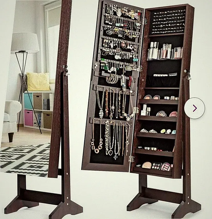 Schmuckschrank Shirk mit Spiegel Marlow Homo Co.