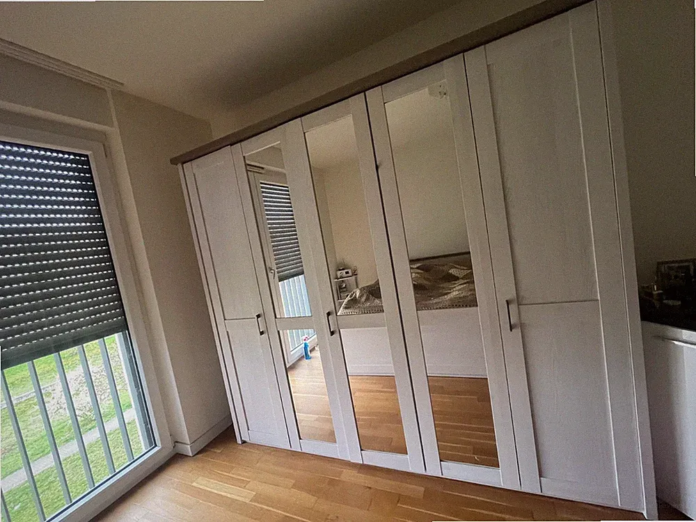 schrank schlafzimmer mit spiegel