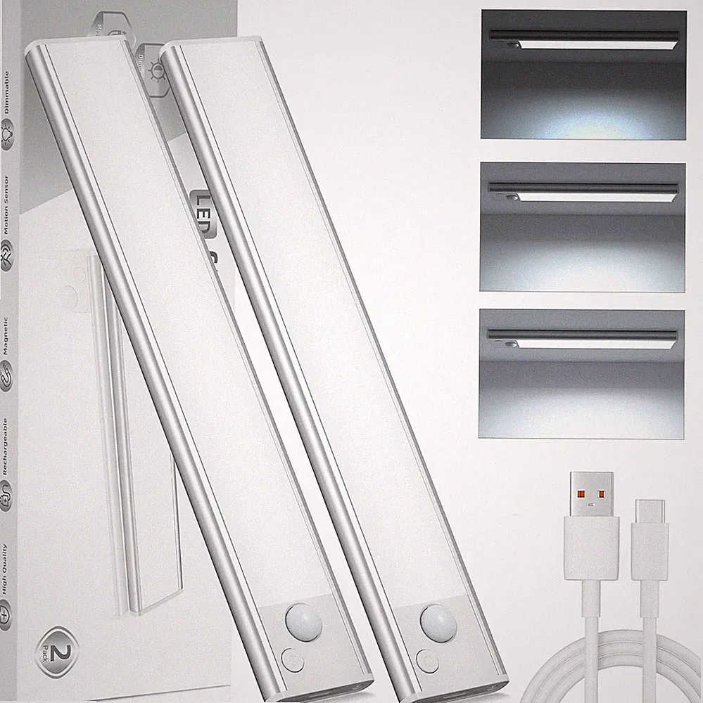 Schrankbeleuchtung Unterbauleuchte Küche LED Lampe - 20Cm Bewegungsmelder Licht