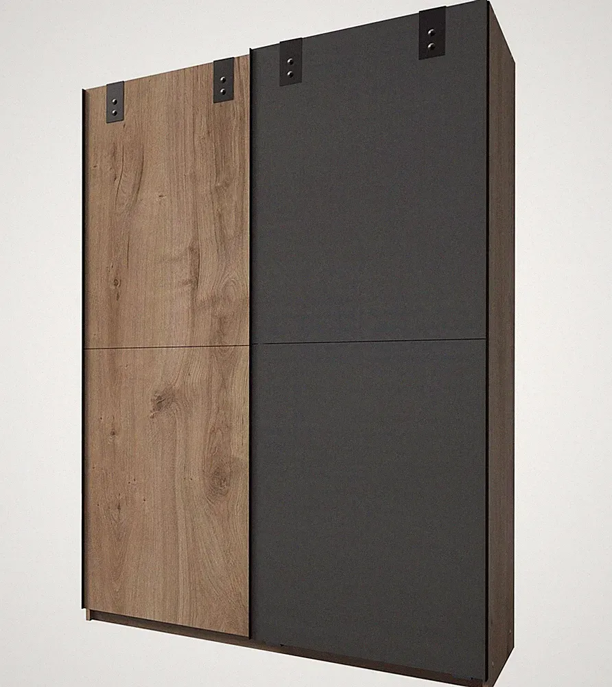 Schwebetürenschrank Kleiderschrank Cardiff 135cm Farbe und Größe wälhbar