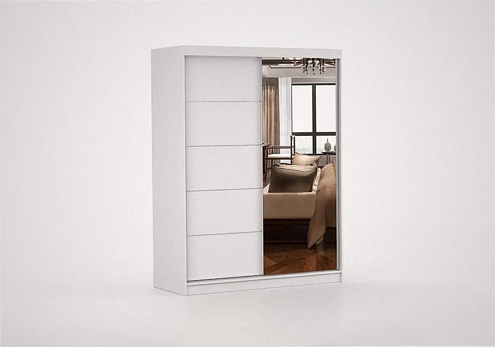 Schwebetürenschrank Schrank Garderobenschrank VISTA 05 150 cm