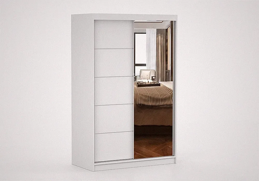 Schwebetürenschrank Schrank Mehrzweckschrank Kleiderschrank NEOMI 05 120 cm