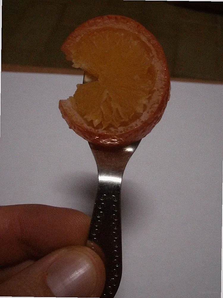 Seltene Kühlschrankmagnet FORCHETTA Mit Spiegel Orange Spicchio Seltene