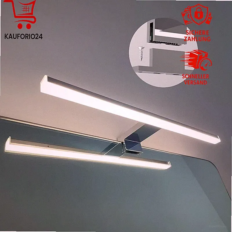 Spiegellampe LED 10W 800lm 40cm Naturweiß 4000K Badezimmer Beleuchtung