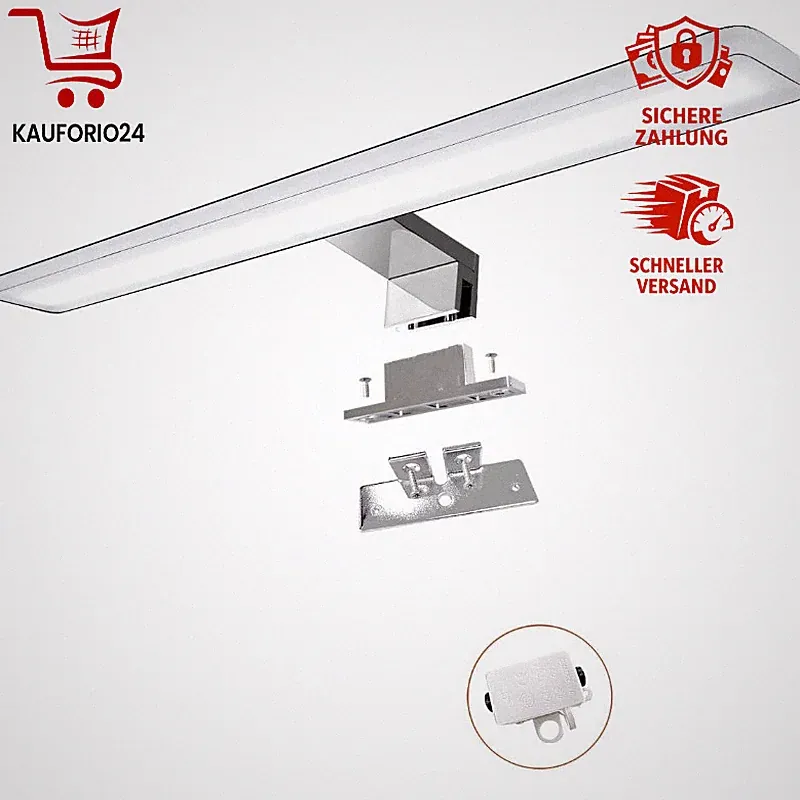 Spiegelleuchte LED 60cm 14W 1400lm Badezimmer Schrankbeleuchtung Schminklicht