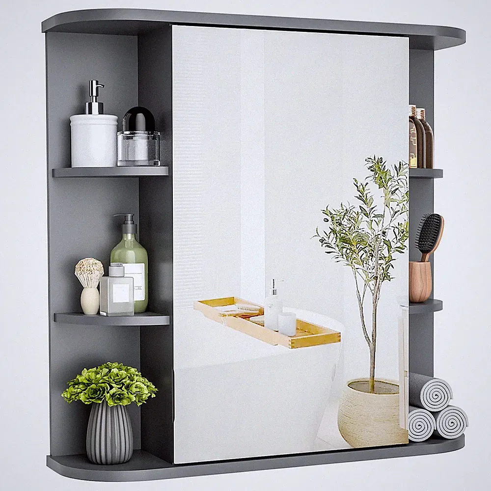 Spiegelschränke fürs Bad, Badezimmerschrank mit Spiegel, Hängeschrank Badezim...