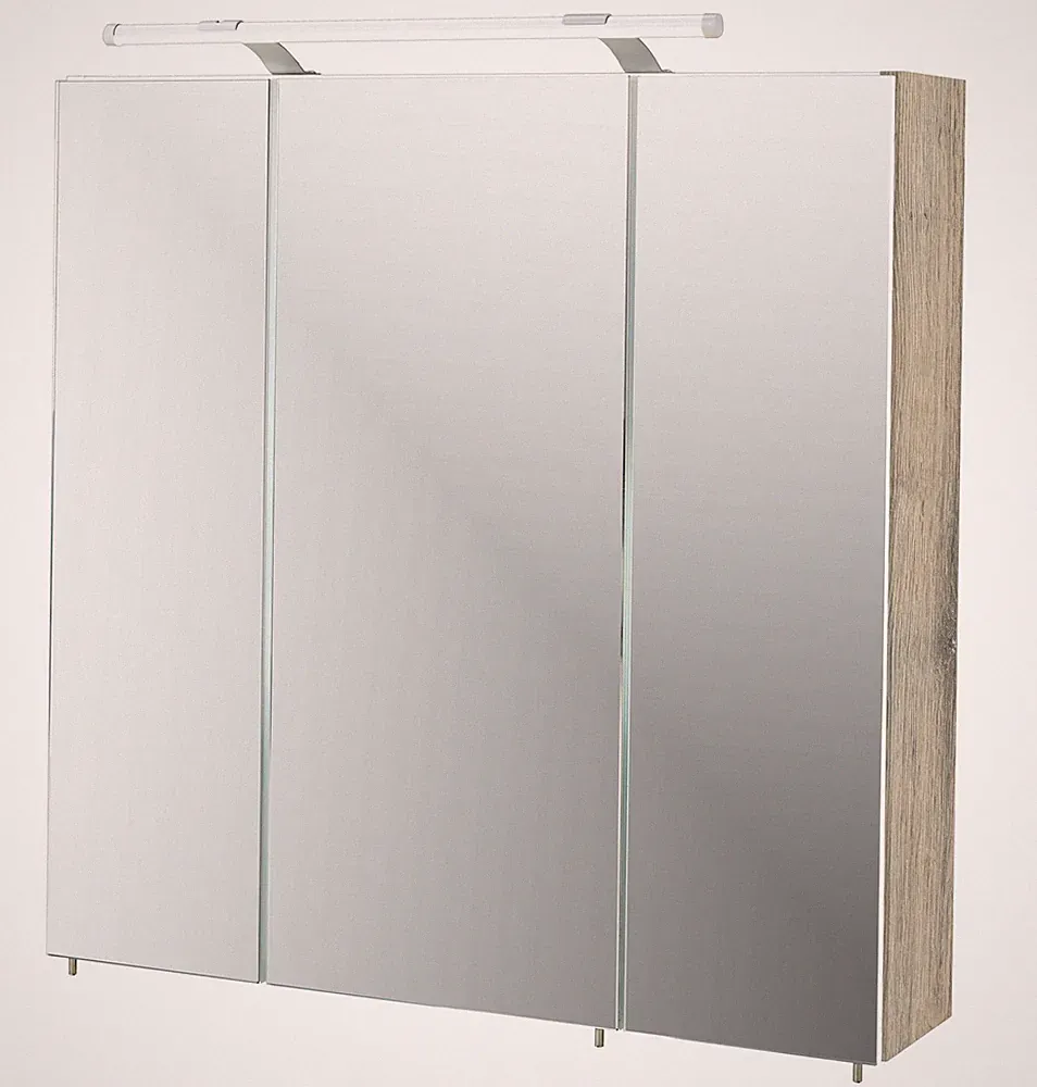 Spiegelschrank 133075 Trient, 70.0 x 16.0 x 75.0 cm, wildeiche Dekor