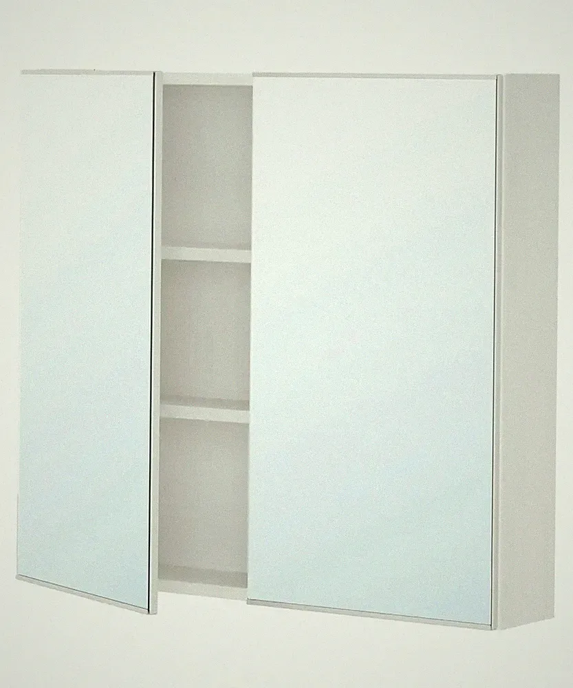 Spiegelschrank 2 Türen, weiß, 81x24x81, in gutem zustand