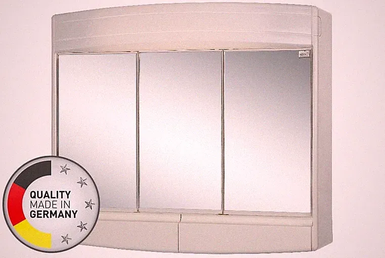 Spiegelschrank 60x53x18cm mit Beleuchtung und Steckdose, Topas Eco - Hochwertige