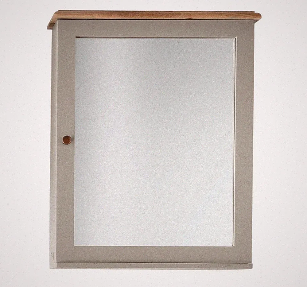 Spiegelschrank 60x75cm 'Belfort' Mango schilfgrün & braun NEU OVP!!!