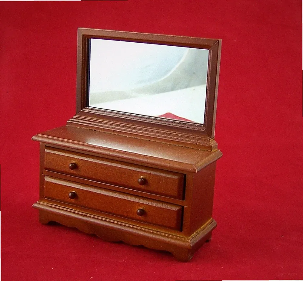 Spiegelschrank Aus Nussbaumholz