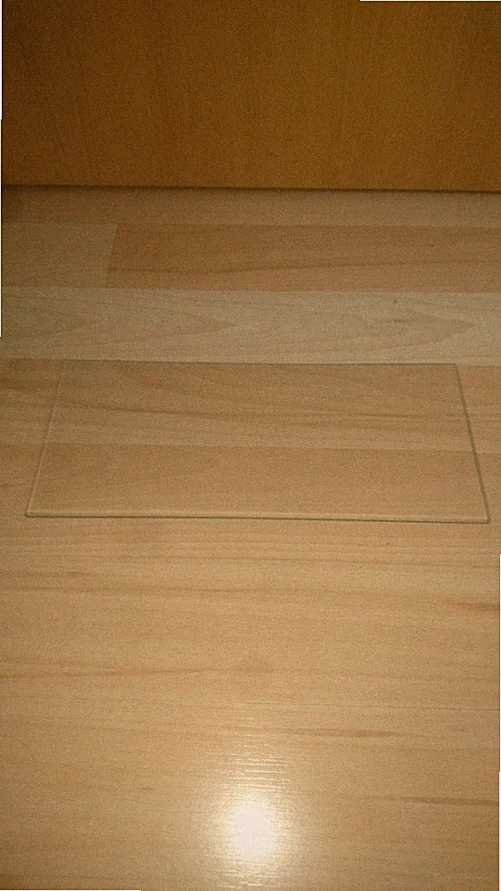Spiegelschrank Bad Glasplatte nach Maß. 23,5 x 10,5 x 0,4 cm