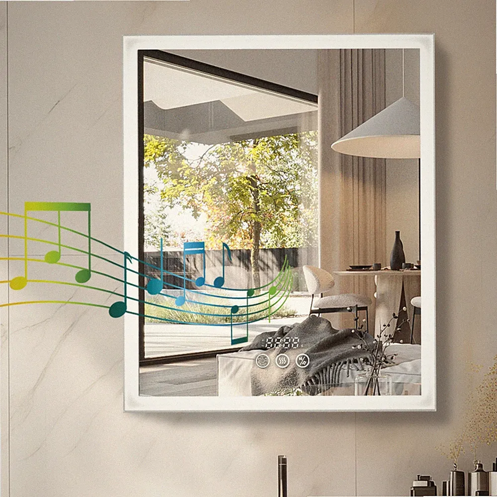 Spiegelschrank Bad LED Beleuchtet Medizinschrank Anti Nebel Bluetooth 3 Licht DE
