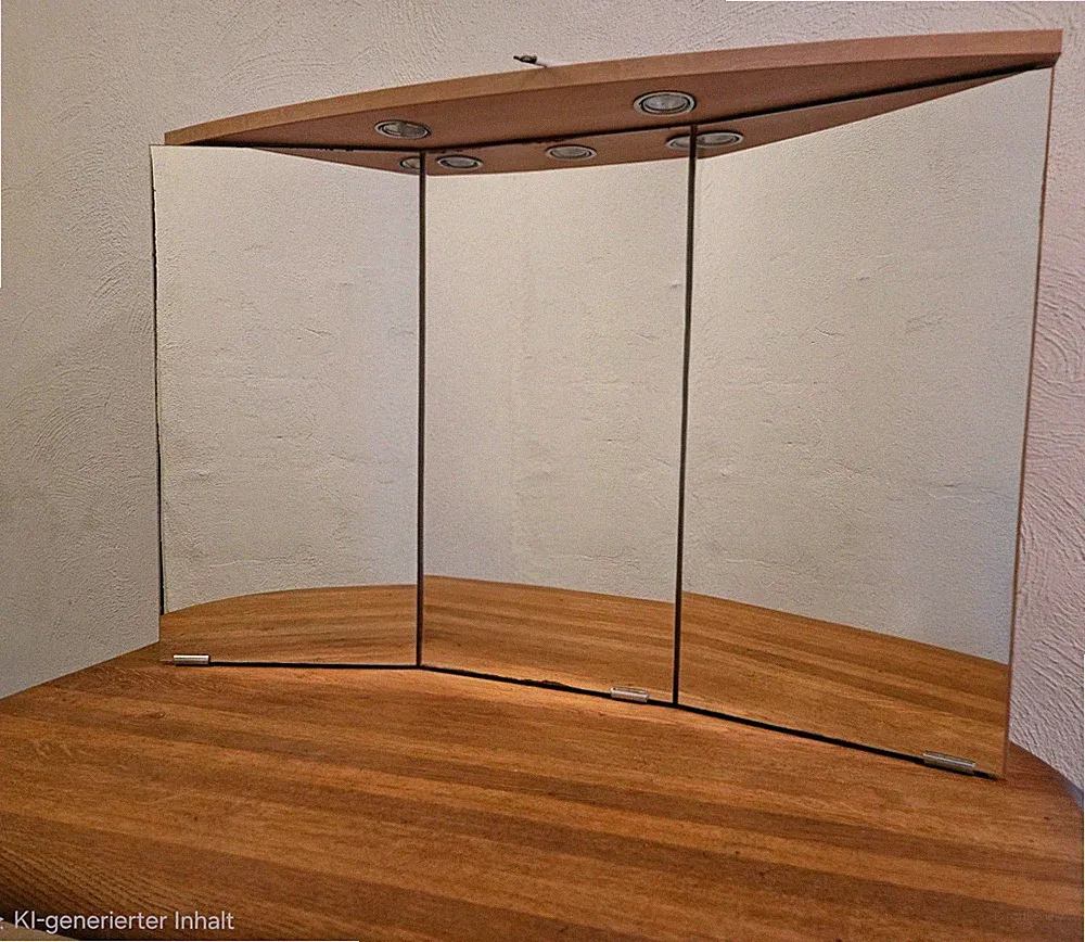 spiegelschrank bad mit beleuchtung 100 cm