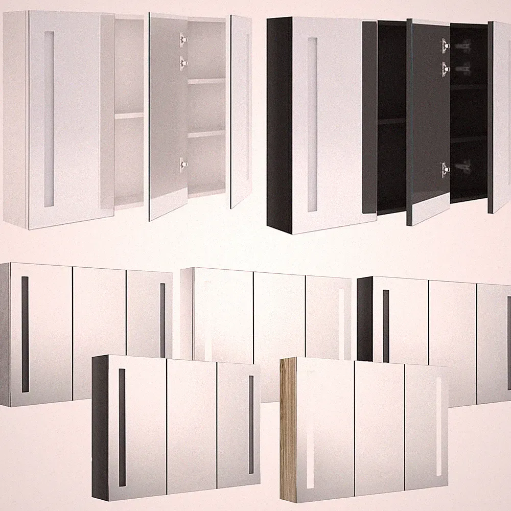 Spiegelschrank Badezimmerschrank LED Beleuchtung Badspiegel Badschrank Spiegel