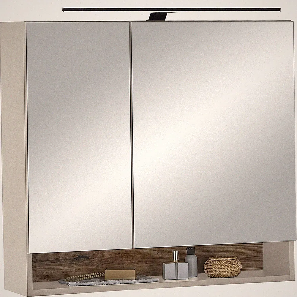 Spiegelschrank Beige