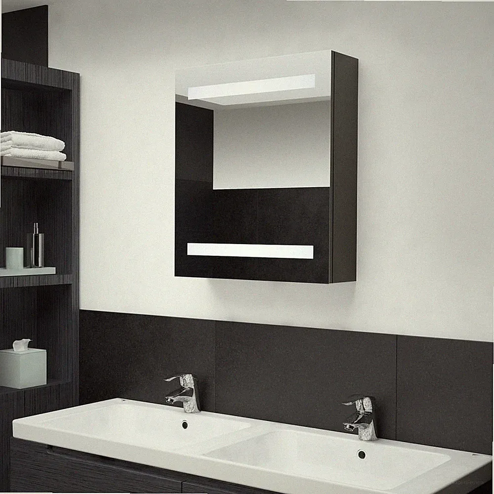 Spiegelschrank Badezimmerschrank mit LED Beleuchtung Bad Badschrank Wandschrank
