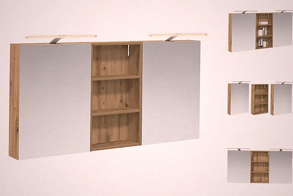 Holzwerkstoff Spiegelschrank