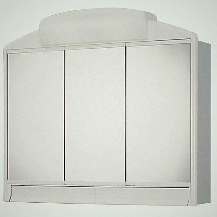 Spiegelschrank Badschrank Rano Badspiegel Badezimmer Spiegel 3-türig Licht+Dose