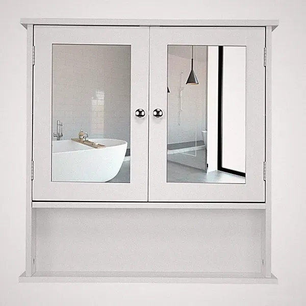 Spiegelschrank Badschrank Wandspiegel Hängeschrank mit Spiegel Schminkschrank