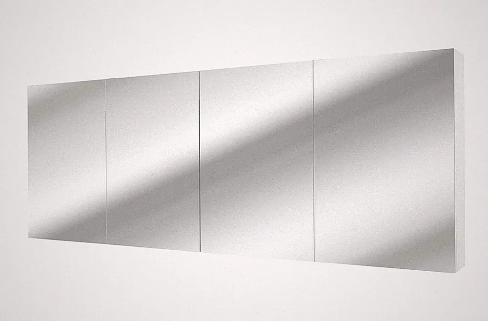 Spiegelschrank, Badspiegel, Badezimmer Spiegel City 200cm weiß