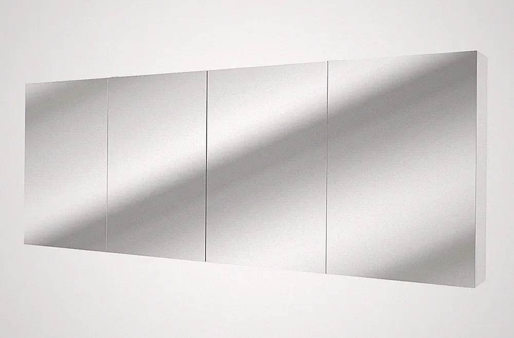 Spiegelschrank, Badspiegel, Badezimmer Spiegel City 200cm weiß