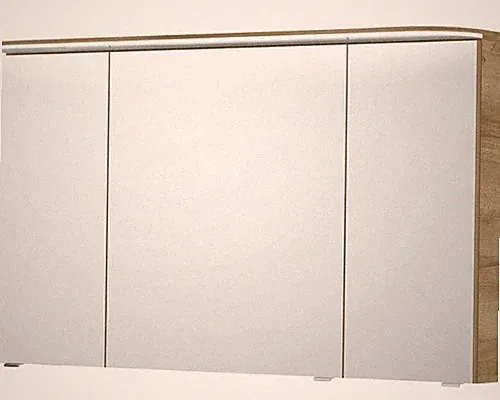 Spiegelschrank Balto Sprint 120 x 17 x 70,3 cm eiche riviera 3-türig LED IP 20
