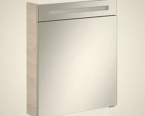 Spiegelschrank FACKELMANN B.clever 60 x 16 x 71 cm alaska esche 1-türig LED IP 2