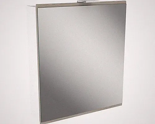 Spiegelschrank FACKELMANN Lima weiß Steinesche 60 x 15,5 x 73 cm 1-türig LED IP