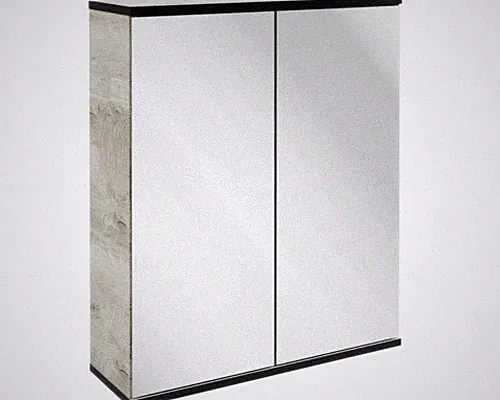 Spiegelschrank FACKELMANN TE-A 60 x 20 x 71,3 cm natural oak 2-türig