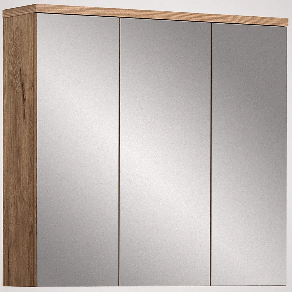 Spiegelschrank GRADO - Nox Oak - 80 cm breit