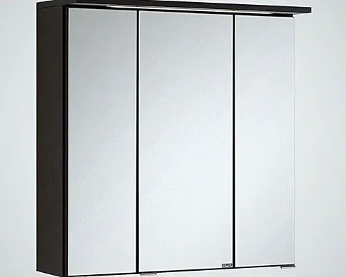 Spiegelschrank Held Möbel 60 x 20 x 66 cm dunkelgrau 3-türig 009