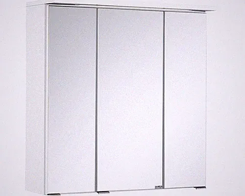 Spiegelschrank Held Möbel 60 x 20 x 66 cm weiß 3-türig 009