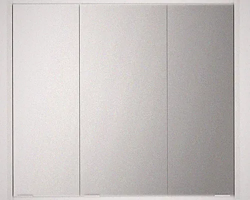 Spiegelschrank Jokey Batu 80 x 15,2 x 70,8 cm weiß hochglanz 3-türig IP 20
